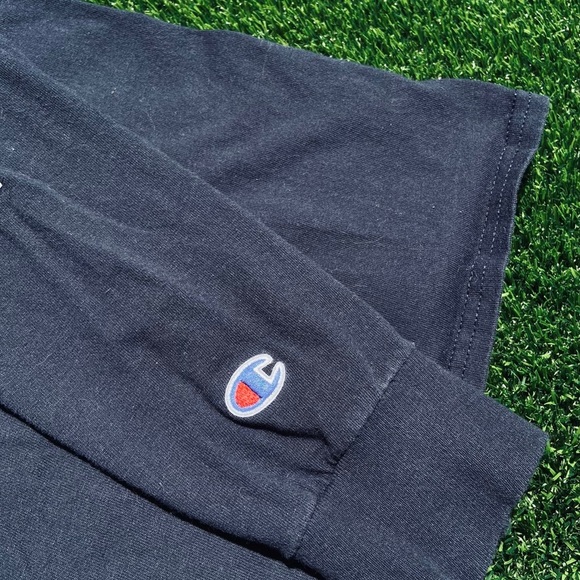Champion Navy Logo Long Sleeve - Picture 5 of 5